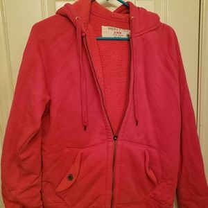 J Crew sherpa fleece hoodie